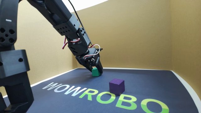 Real SO-101 arm: Stack blocks